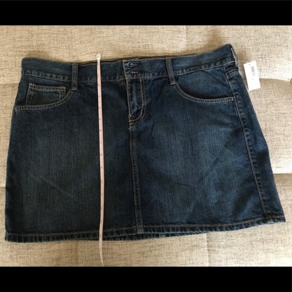 Old Navy Women's Blue Jean Mini Skirt, Size 12 - Picture 2 of 4